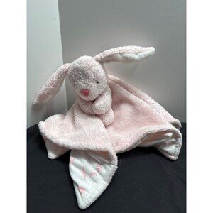 Carters Baby Pink Bunny Security Blanket Lovey READ